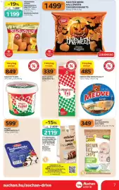 Auchan akciós újság hét 43 Oldal 7: Master Good Halloween Chicken Nuggets €1.499,00, Magyar Esl dobozos tej €339,00