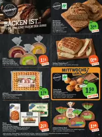 Tegut Prospekt woche 43 Seite 11: Naturland Herzberger Bio-Hausbrot mit Emmer €3,49, Naturland Herzberger Bio-Rhönweck €1,50