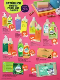 Tegut Prospekt woche 43 Seite 17: Sonett Waschmittel €5,55, Pandoo Bambus Taschentücher €1,99