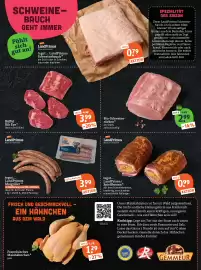 Tegut Prospekt woche 43 Seite 9: Bio-Schweinerücken €2,99, LandPrimus Spießbraten €0,99