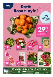 Coop Mega kundeavis uke 43 Side 8: UTVALGTE GRØNNSAKER €49,00, COOP SMÅ GULE POTETER €29,90
