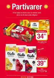 Coop Extra kundeavis uke 43 Side 19: Tine yoghurt €34,90, Biola Tropisk/bringebær/skogsbær €39,90