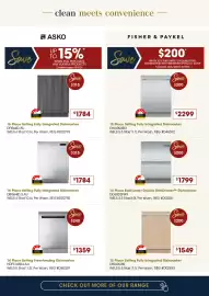 Designer Appliances catalogue Page 18: Asko 16 Place Setting Fully Integrated Dishwasher €1.784,00