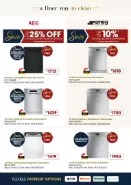 Designer Appliances catalogue Page 19: AEG 15 Place Setting Built-Under Dishwasher €1.713,00