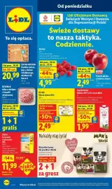 Lidl gazetka tydzień 43 Strona 1: LiDL POLSKA OFICJALNY SPONSOR Od poniedziałku LIDL Lidl Oficjalnym Dostawcą Świeżych