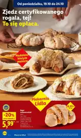 Lidl gazetka tydzień 43 Strona 44: Rogal świętomarciński Piekarnia Lidla €5,99
