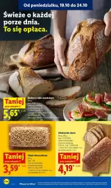 Lidl gazetka tydzień 43 Strona 48: Chleb słonecznikowy €3,59, Chleb pełen ziaren €4,19