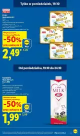 Lidl gazetka tydzień 43 Strona 5: Mleko UHT I Love Milk Mlekovita 3,2% €1,99