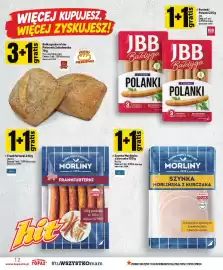 Topaz gazetka tydzień 43 Strona 12: Szynka Morlińska z Kurczaka €5,99, Frankfurterki Morliny €12,98