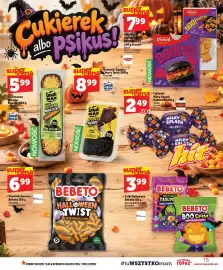 Topaz gazetka tydzień 43 Strona 15: Zapiekanka Cheddar Monster €5,99, Pianki Halloween Bebeto €6,99