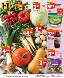 Topaz gazetka tydzień 43 Strona 21: Kapusta Kis zona Charsznicka Nevita €9,99, Zakwas z buraków €3,69