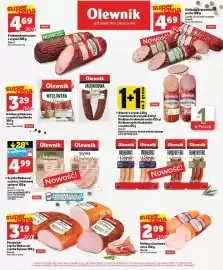 Topaz gazetka tydzień 43 Strona 22: Szyinka Wędzarza €4,99, Polędwica/Szynka Wędzarza/Szynka Dębowa Olewnik €3,19