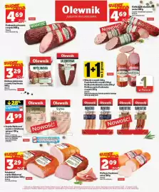 Topaz gazetka tydzień 43 Strona 22: Szyinka Wędzarza €4,99, Polędwica/Szynka Wędzarza/Szynka Dębowa Olewnik €3,19