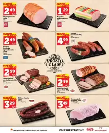 Topaz gazetka tydzień 43 Strona 27: Szyinka gotowana JBB €2,49, Szynek w kotle gotowana Swojski Stragan €3,49
