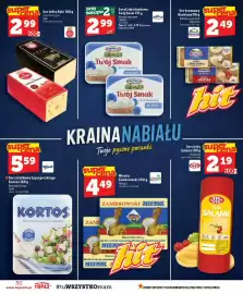 Topaz gazetka tydzień 43 Strona 30: Ser Salami Mlekovita €2,19, Serek śmietankowy Twój Smak €2,99