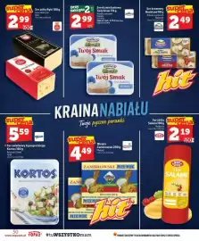 Topaz gazetka tydzień 43 Strona 30: Ser Salami Mlekovita €2,19, Serek śmietankowy Twój Smak €2,99