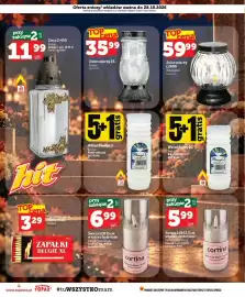 Topaz gazetka tydzień 43 Strona 4: Świeca LED Cortina €6,99, Znicz solarny ZS Amikus €35,99