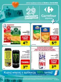 Carrefour Express gazetka tydzień 43 Strona 1: Ser żółty bez laktozy Hochland €5,49, Chipsy Carrefour €4,79