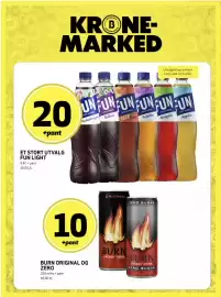 Bunnpris kundeavis uke 43 Side 14: ET STORT UTVALG FUN LIGHT €20,00, BURN ORIGINAL OG ZERO €10,00