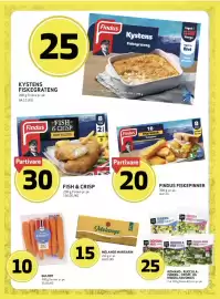 Bunnpris kundeavis uke 43 Side 18: GULROT €10,00, KYSTENS FISKEGRATENG €25,00