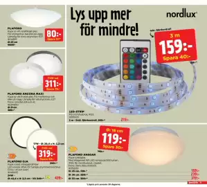 Jem&Fix reklamblad Sida 11: PLAFOND OJA, PLAFOND ANSGAR