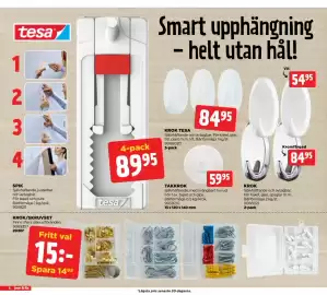 Jem&Fix reklamblad Sida 6: KROK/SKRUVSET €15,00, KROK