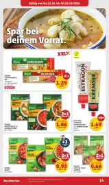 PENNY Flugblatt woche 43 Seite 14: Knorr KaiserTeller od. Schnelle Feine €1,06, Knorr Basis €0,93
