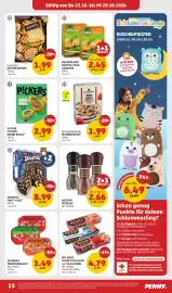 PENNY Flugblatt woche 43 Seite 15: Bäckerkrönung Mohnnudeln* €1,99, McCain Pickers Onion Rings €2,99
