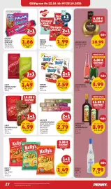 PENNY Flugblatt woche 43 Seite 27: Kinder Tronky €2,59, Nescafé Farmers Origins €2,79