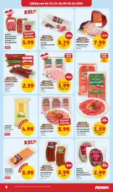 PENNY Flugblatt woche 43 Seite 9: Toastschinken €1,99, Almliesl Gouda €4,99