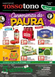 Volantino Rossotono Carrefour Pagina 1: Galbanino l'Originale €7,99, Findus Piselli novelli €1,99