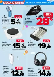 Folleto Carrefour semana 43 Página 7: Simpl - calientaplatos shp102-24 €15,99, Poss - cargador de pared pswcl2.4 awh18 €12,99