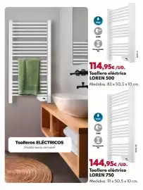 Catálogo BricoCentro Página 19: Toallero eléctrico loren 500 €114,95, Toallero eléctrico loren 750 €144,95