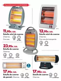 Catálogo BricoCentro Página 6: Jocca - estufa mini de cuarzo €11,95, Estufa mini de cuarzo €12,95