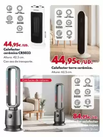 Catálogo BricoCentro Página 7: Calefactor cerámico cr5033 €44,95, Calefactor torre ceramico €44,95