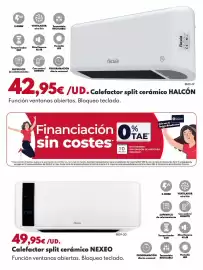 Catálogo BricoCentro Página 8: Calefactor split cerámico €49,95, Facula - calefactor split ceramico halcon €42,95