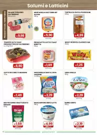 Volantino Gala Supermercati Pagina 14: Trancio Alta Valle €8,80, Wudy würstel classico AIA €1,25