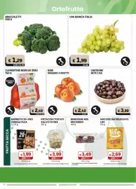 Volantino Gala Supermercati Pagina 8: Broccoletti €1,29, Kaki vassoio 4 frutti €2,49