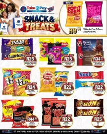 Take 'n Pay catalogue week 43 Page 12: NIK NAKS CHEESE ONLY €24,00, Cadbury Large Bars Assorted €25,00