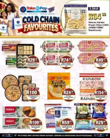 Take 'n Pay catalogue week 43 Page 19: My O My White Tortilla Wraps €24,99, Natures Garden Frozen Chips €64,99