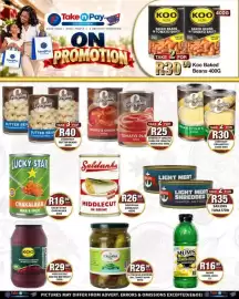 Take 'n Pay catalogue week 43 Page 6: Everyday Butter Beans €40,00, Lucky Star Chakalaka €16,99