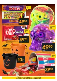 Rusta reklamblad vecka 43 Sida 5: или HARIBO Kids and grown-ups love it so... HAPPY HA HARIBU MARIBO HARIBO Happy Harween