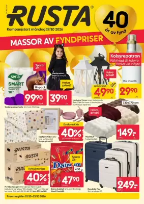 Rusta (giltig till och med 25-10)