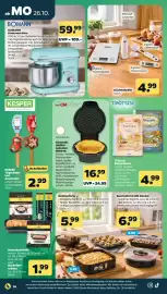 Netto Prospekt woche 44 Seite 18: Clatronic Waffelautomat €16,99, Küchenhelfer €4,99