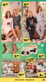 Netto Prospekt woche 44 Seite 29: Plüsch-Weihnachtstier €16,99, Trinkglas Bärendesign mit Mütze €4,00