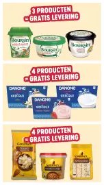 Delhaize folder week 43 Pagina 2: BOURSin salade & apéritif AIL & FINES HERBES 3 PRODUCTEN GRATIS LEVERING BOURSin Boursin