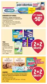 Delhaize folder week 43 Pagina 39: TENA Hygiënische bescherming €5,78, Parodontax of Corega €10,13