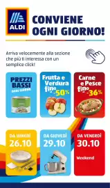Volantino ALDI settimana 44 Pagina 2: ALDI CONVIENE OGNI GIORNO! Arriva velocemente alla sezione che più ti interessa con un