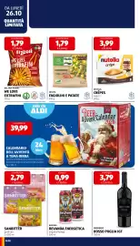 Volantino ALDI settimana 44 Pagina 20: Amornero Rosso Puglia IGT €3,79, AriZona bevanda energetica anguria/mango €0,99