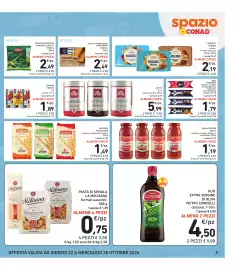 Volantino Spazio Conad | Extra Pagina 3: Spinaci Primavera Findus €2,49, Filetti di merluzzo croccante Frosta €2,49